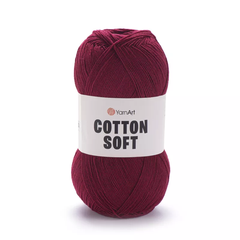 Příze Cotton Soft - vínová YarnArt