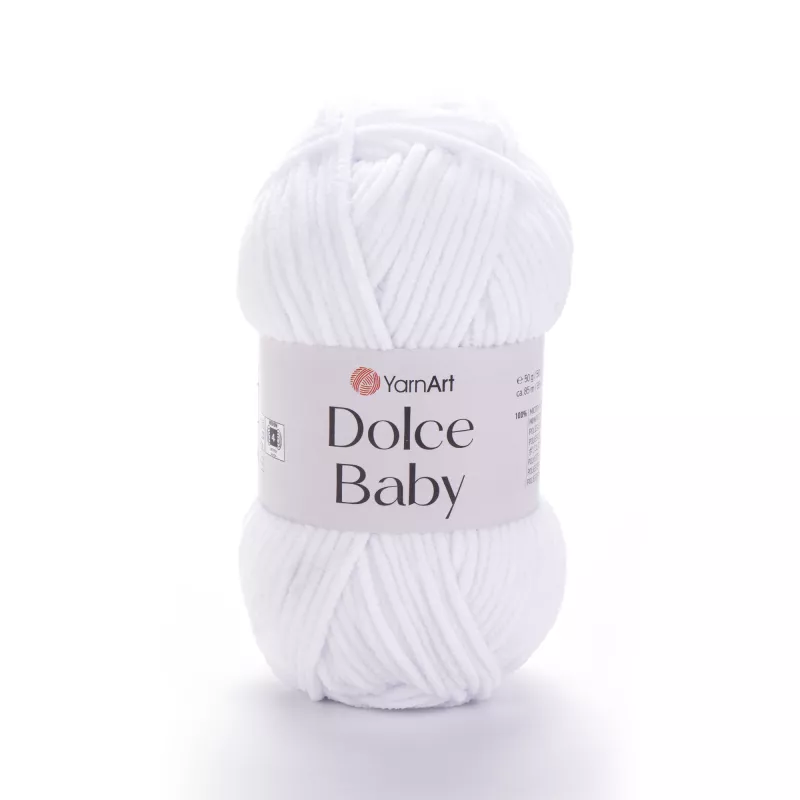 Příze Dolce Baby - bílá YarnArt