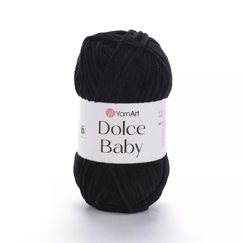 Příze Dolce Baby - černá YarnArt