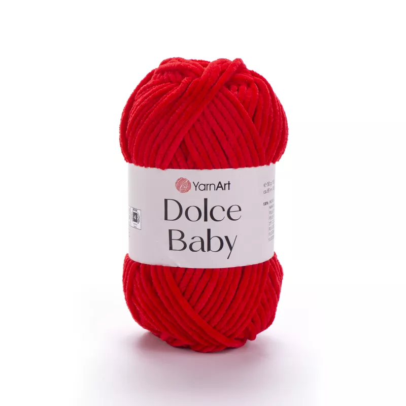 Příze Dolce Baby - červená YarnArt