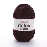 Příze Dolce Maxi - tmavě hnědá