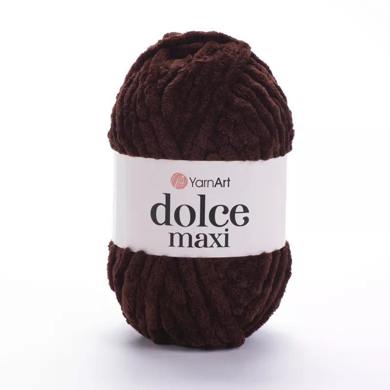 Příze Dolce Maxi - tmavě hnědá YarnArt