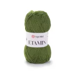 Příze Etamin - khaki zelená