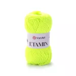 Příze Etamin - neonově žlutozelená 