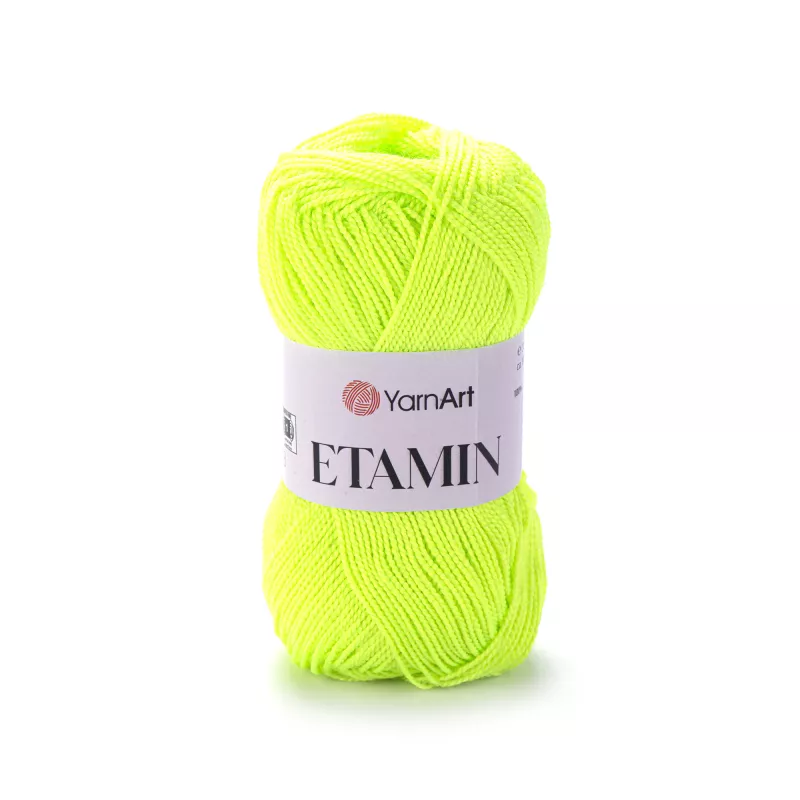 Příze Etamin - neonově žlutozelená YarnArt