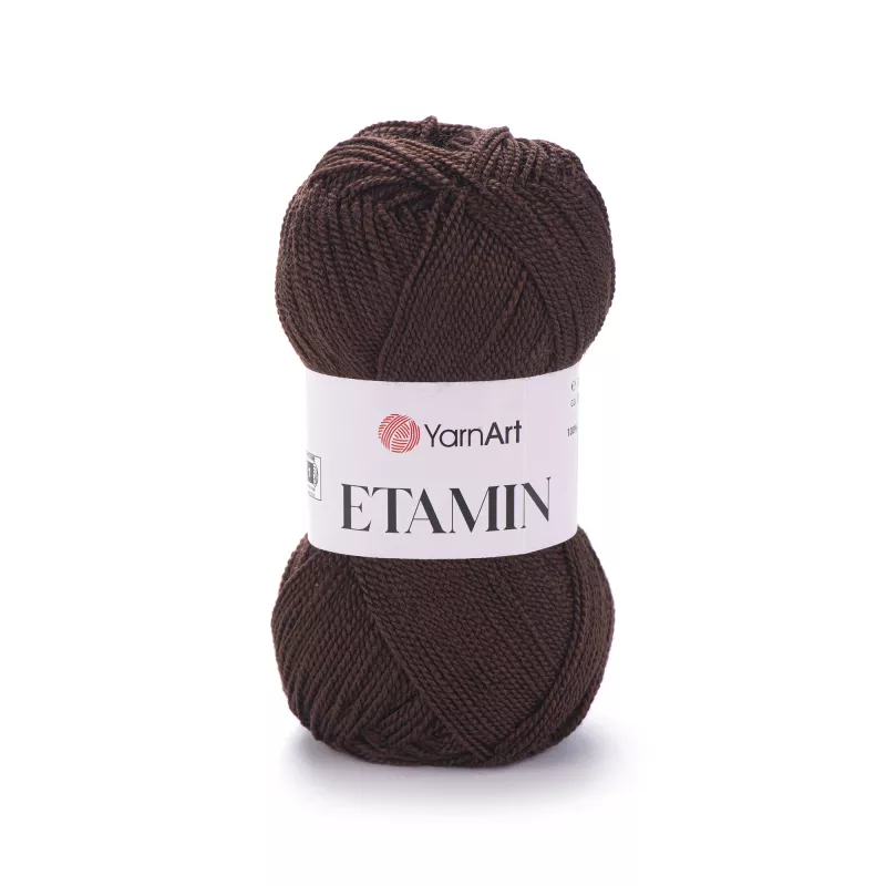 Příze Etamin - tmavě hnědá YarnArt