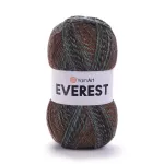 Příze Everest - barevná hnědá
