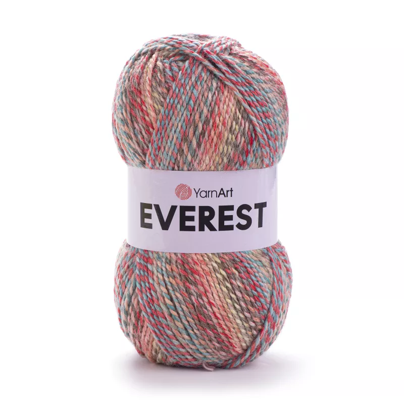 Příze Everest - barevná růžová YarnArt