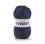 Příze Everest - barevná tmavě modrá