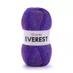 Příze Everest - fialový melír 2