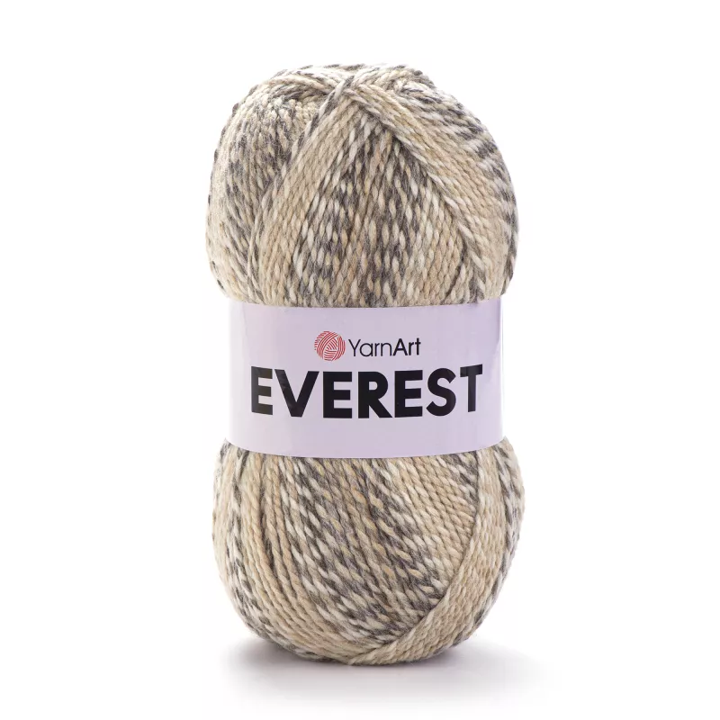 Příze Everest - hnědý melír YarnArt