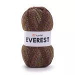 Příze Everest - hnědý melír