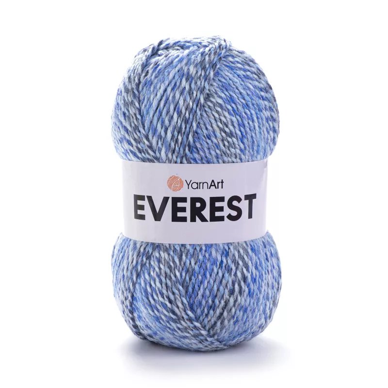 Příze Everest - modrý melír YarnArt
