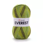 Příze Everest - zelený melír