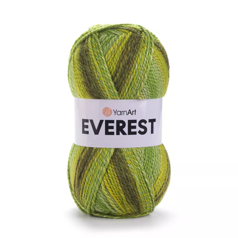Příze Everest - zelený melír YarnArt