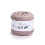 Příze Linen Soft - hnědá