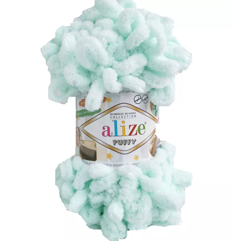 Příze Puffy - mentolová 2 Alize