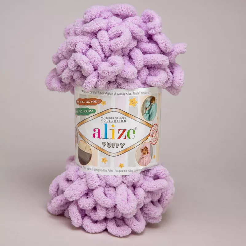 Příze Puffy - světle fialová Alize