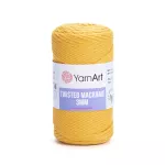 Příze Twisted Macrame 3mm - hořčicová