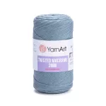 Příze Twisted Macrame 3mm - šedomodrá