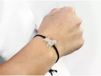 Náramek šňůrkový pes JSB BIJOUX