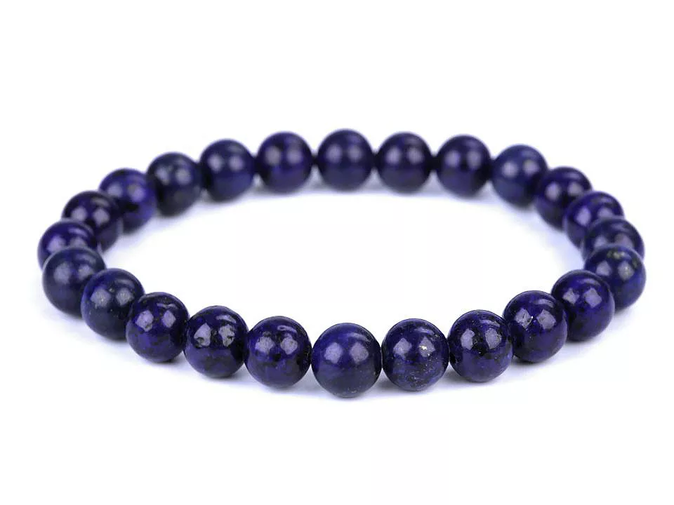 Náramek z minerálů - lapis lazuli ???