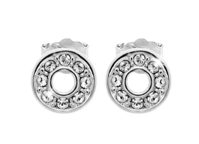 Náušnice kolečko Swarovski JSB BIJOUX