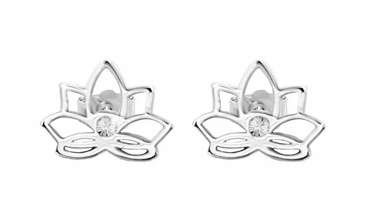 Náušnice leknín Swarovski JSB BIJOUX