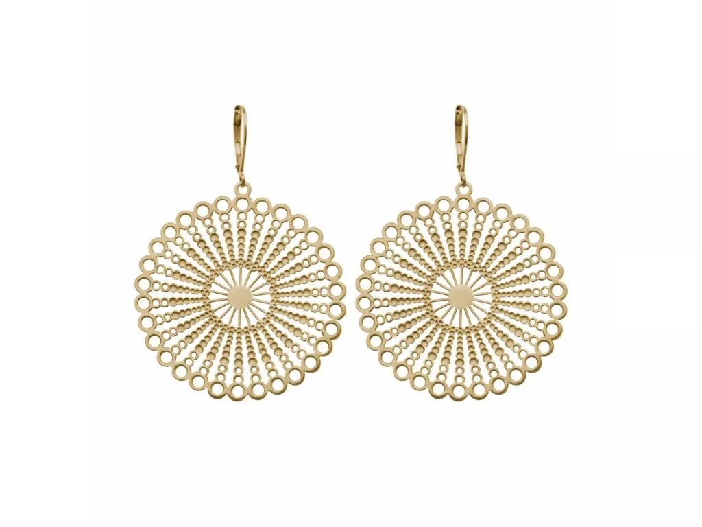 Náušnice mandala JSB BIJOUX