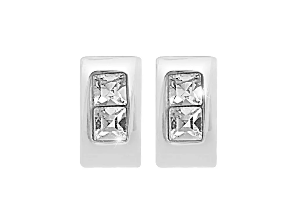 Náušnice obdélník Swarovski JSB BIJOUX