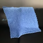 Pletená dětská deka - modrá Gabrysa