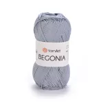 Příze Begonia - šedá