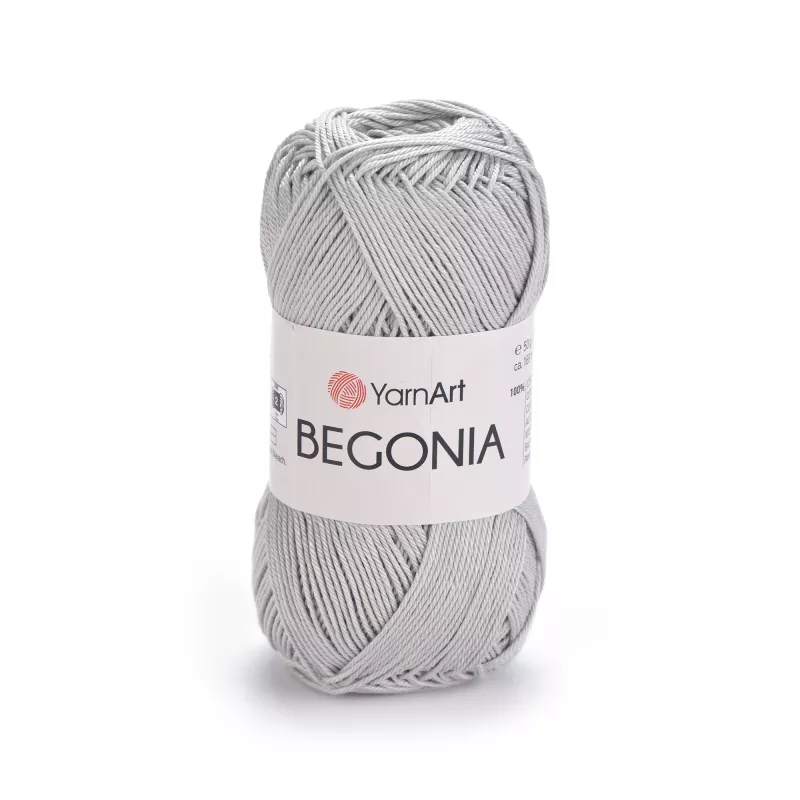 Příze Begonia - světle šedá YarnArt