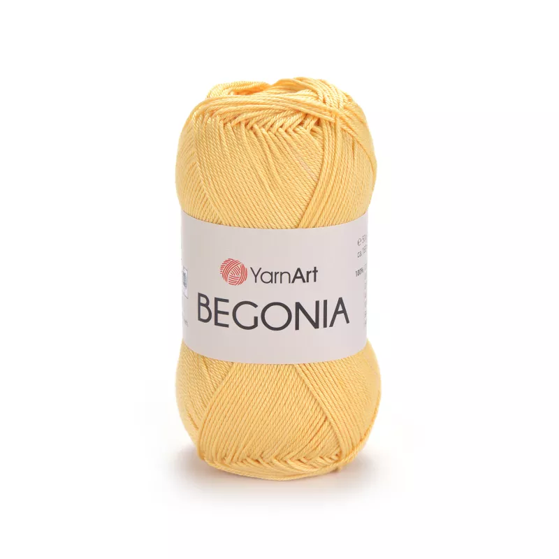 Příze Begonia - světle žlutá YarnArt