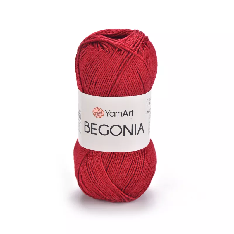 Příze Begonia - tmavě červená YarnArt