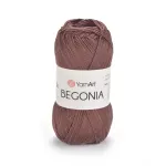 Příze Begonia - tmavě hnědá