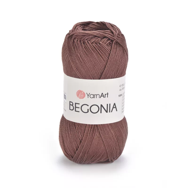 Příze Begonia - tmavě hnědá YarnArt