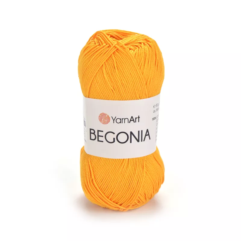 Příze Begonia - tmavě žlutá YarnArt