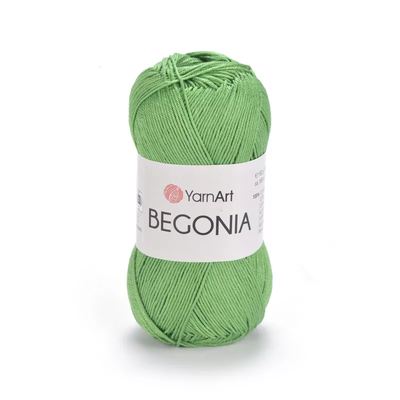Příze Begonia - zelená YarnArt