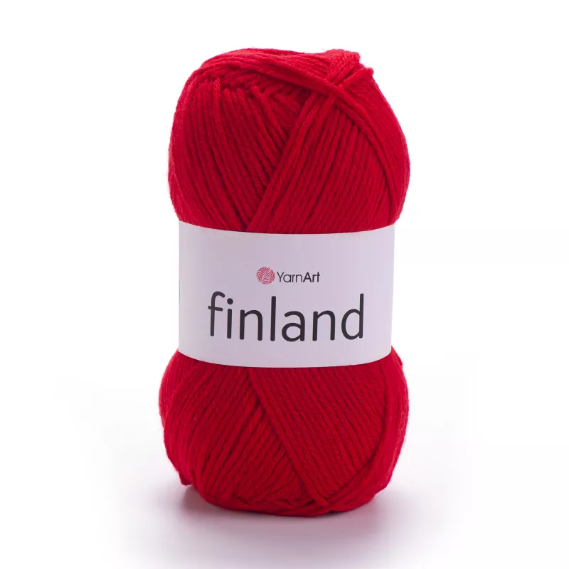Příze Finland - červená YarnArt