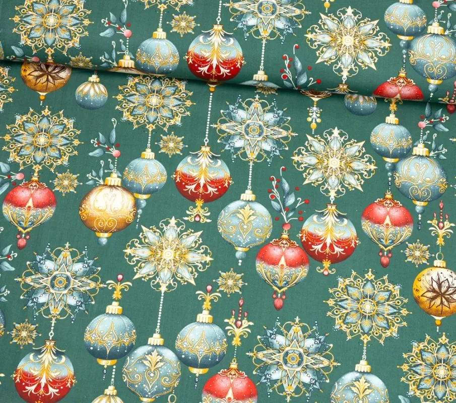 Bavlněná látka - baňky ???