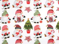 Bavlněná látka - skřítci