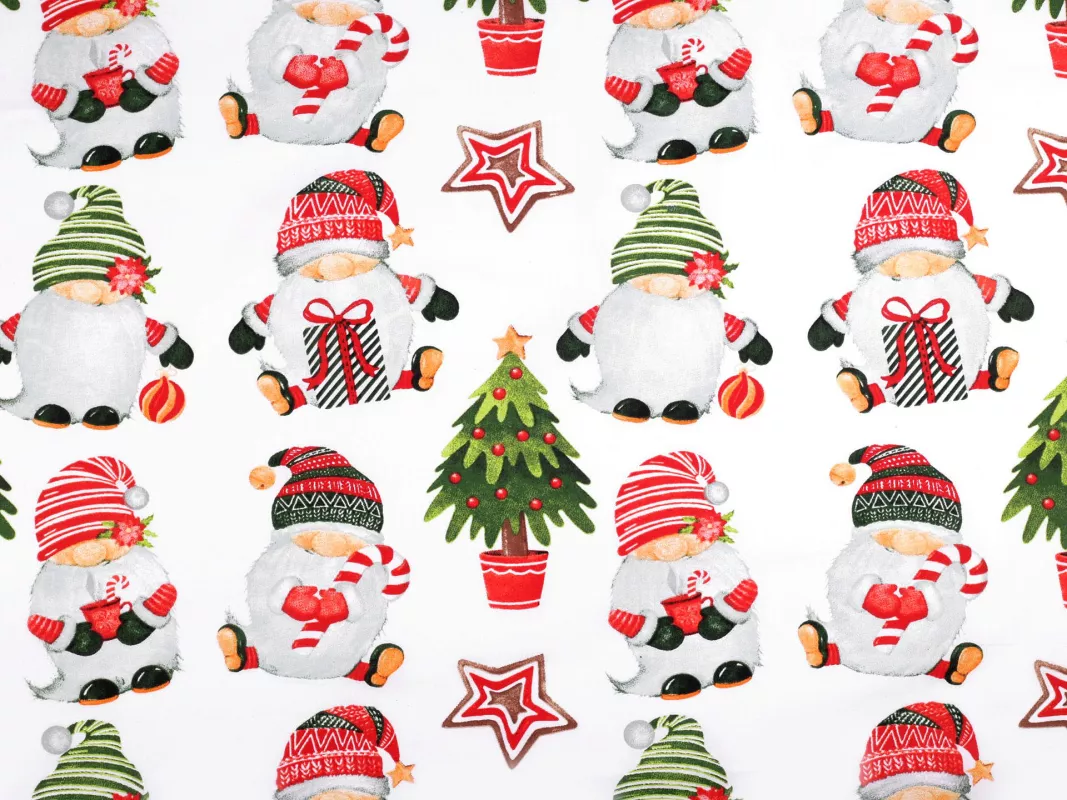 Bavlněná látka - skřítci ???