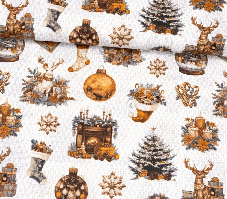 Bavlněná látka - vánoce ???