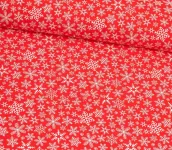 Bavlněná látka - vločky