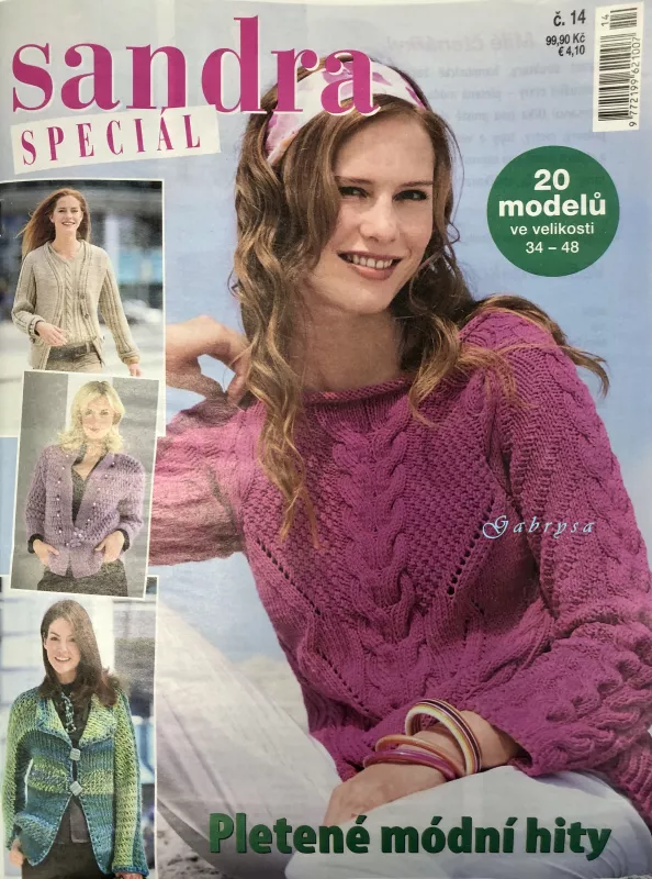 Časopis SANDRA - pletení