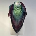 Dámský háčkovaný šátek č.9