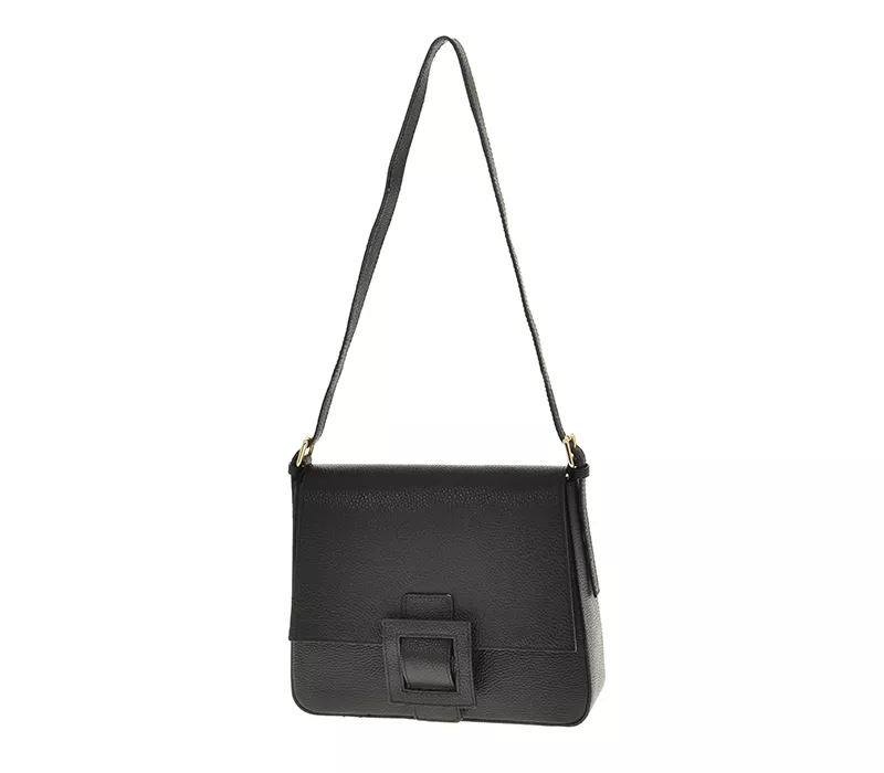 Kožená kabelka - černá Laura Biaggi