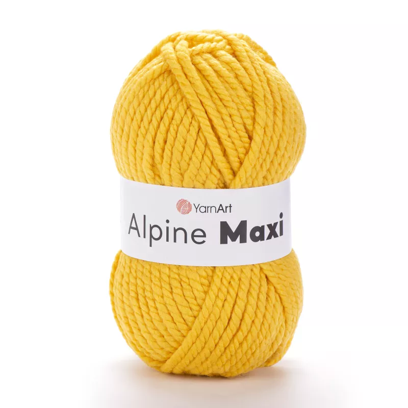 Příze Alpine Maxi - žlutá YarnArt