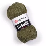 Příze Elegance - khaki zelená YarnArt